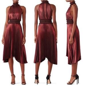 A.L.C. Scarlett Kravitz Dress Midi Metallic